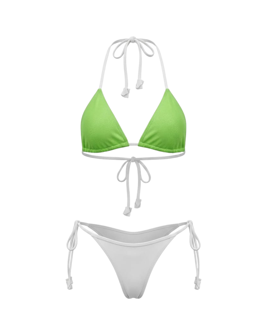 Lime & White