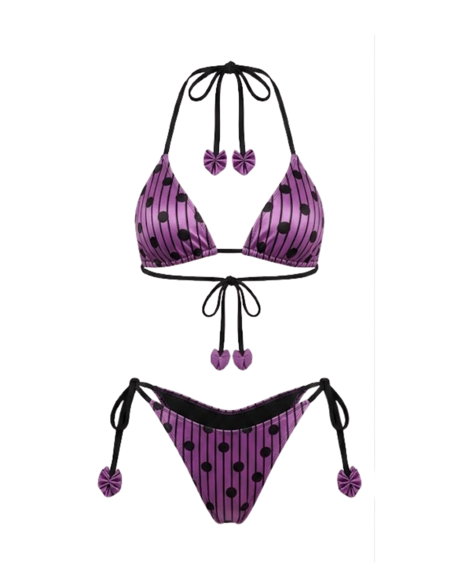 Pink Polka Stripe