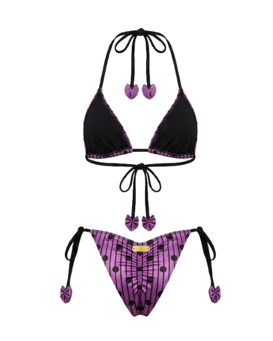 Pink Polka Stripe