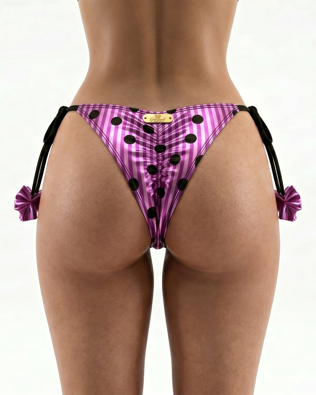 Pink Polka Stripe