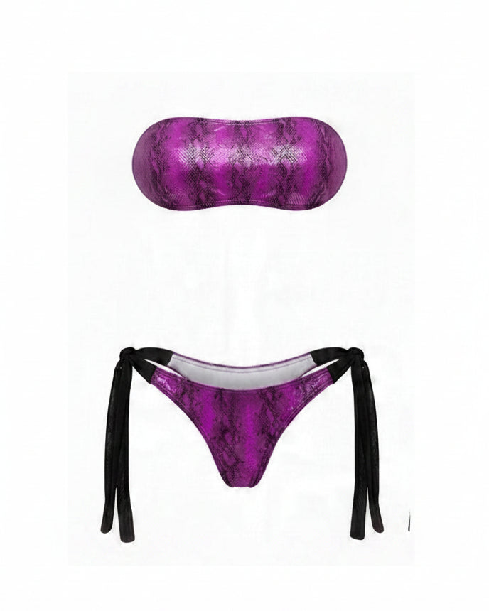 Bandeau Purple Snake
