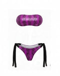 Bandeau Purple Snake