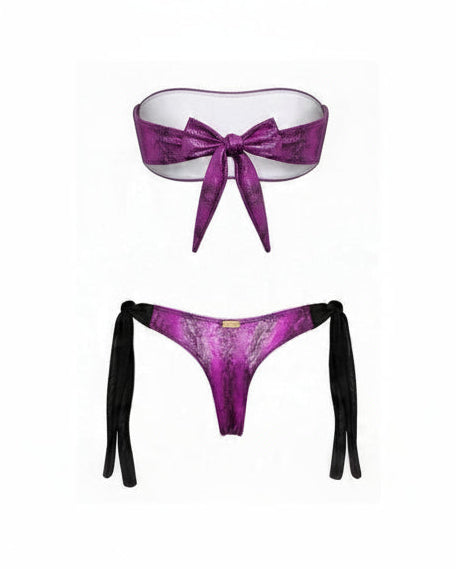 Bandeau Purple Snake
