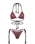 Vintage Striped Dots